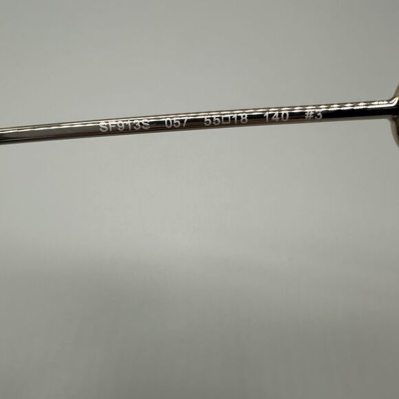 Salvatore Ferragamo Sunglasses SF913S 057 Black Square Oversized 55-18-140 - Picture 9 of 11